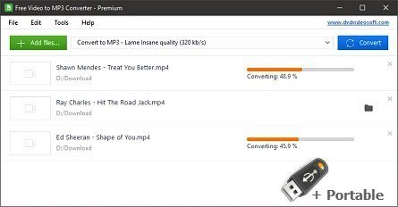 Free Video to MP3 Converter v5.1.11.1017 Premium + Portable
