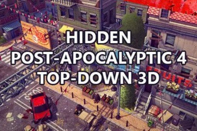 Hidden Post-Apocalyptic 4 Top-Down 3D