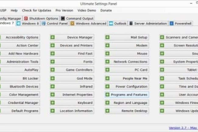 Ultimate Settings Panel v6.7