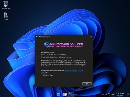 Windows 11 Ultralight (22621.1245) 'Divinity'