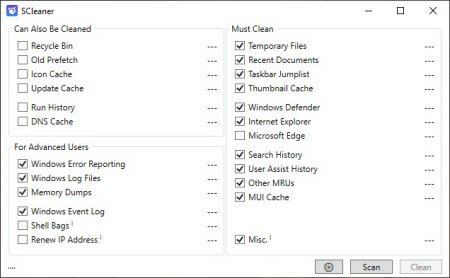 SCleaner v1.8