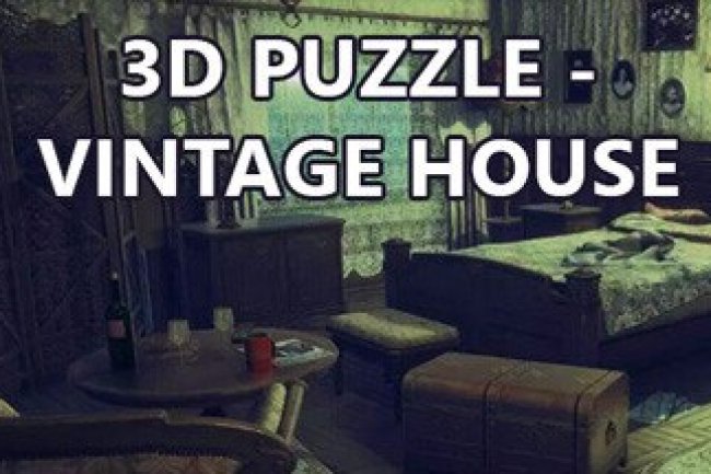 3D PUZZLE - Vintage House [PT-BR]