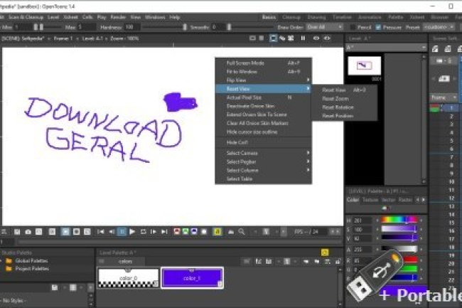 OpenToonz v1.7.1 (x64) + Portable