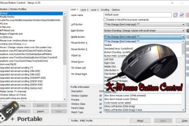 X-Mouse Button Control v2.20.5 + Portable