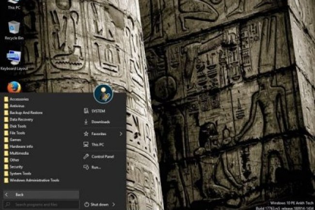 Windows 10 PE AnkhTech (Version 3)