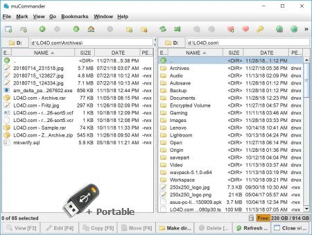 muCommander v1.3.0 + Portable