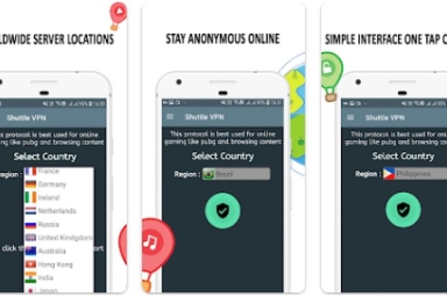 Shuttle VPN - Fast & Secure VPN v2.96 build 225 MOD [Premium Unlocked]