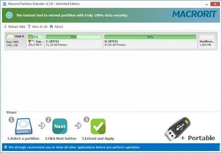 Macrorit Partition Extender v2.3.1 Unlimited Edition + Portable