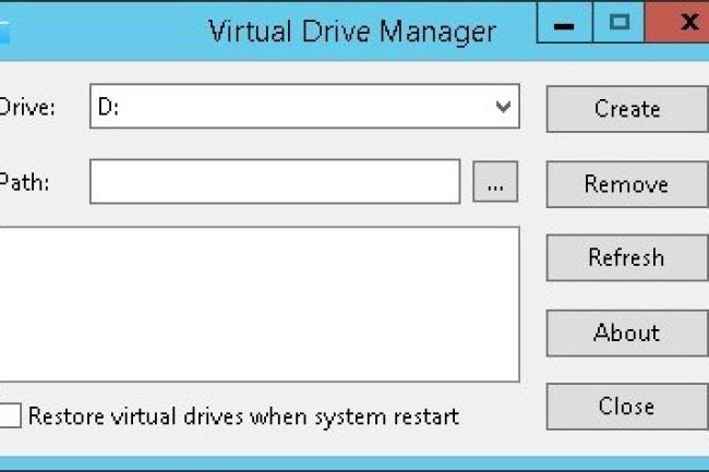 Virtual Drive Manager v1.1