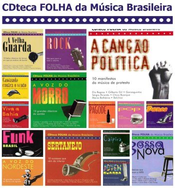 CDteca Folha Da Música Brasileira [15 CDs] (1998)