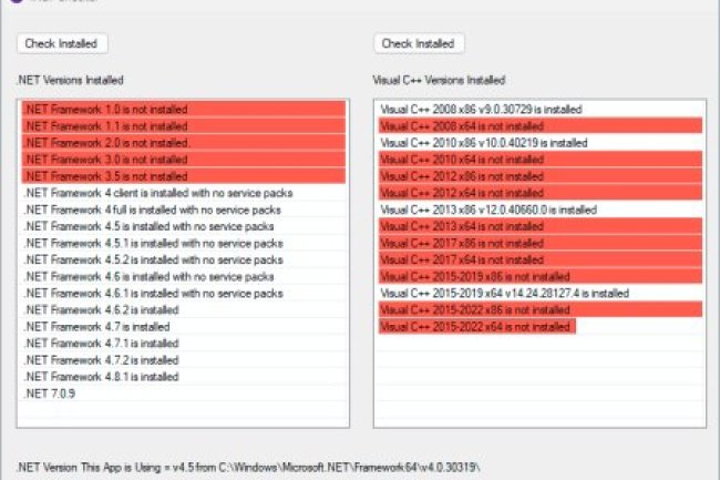 .NET Checker v1.4