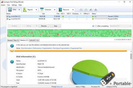 Auslogics Disk Defrag Ultimate v4.13.0.1 + Portable