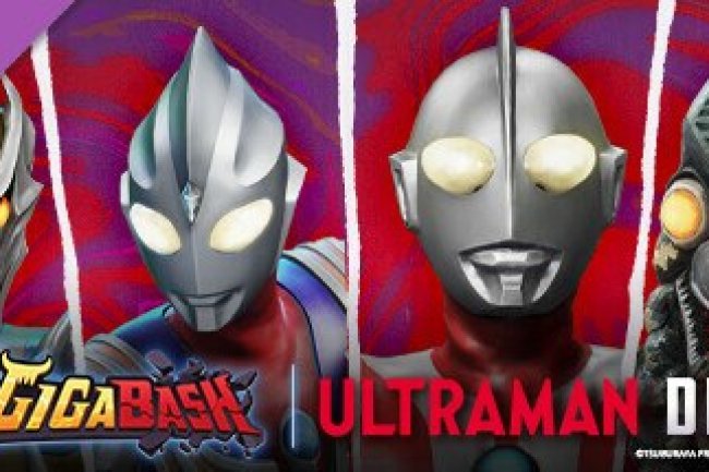 GigaBash - Ultraman 4 Characters Pack