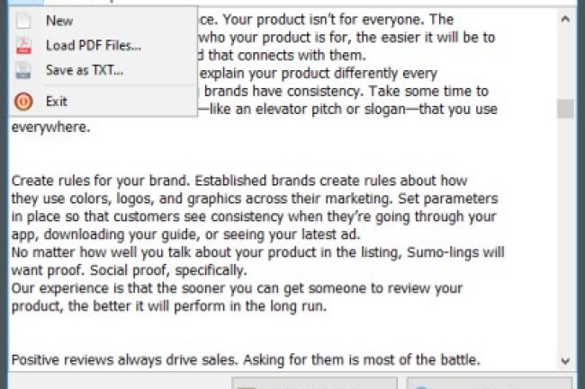 VovSoft PDF to Text Converter v1.3