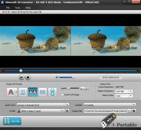 Aiseesoft 3D Converter v6.5.20 + Portable