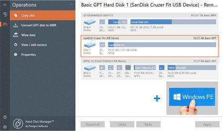 Paragon Hard Disk Manager 17 Advanced v17.20.17 + WinPE