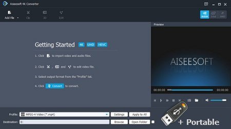 Aiseesoft 4K Converter v9.2.52 + Portable