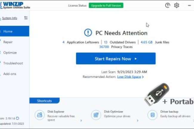 WinZip System Utilities Suite v4.0.3.4 + Portable