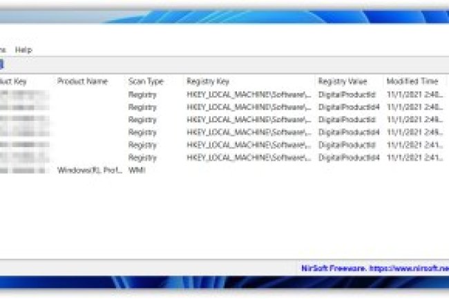 Product Key Scanner v1.03