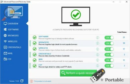 Advanced Password Recovery Suite v2.1.0 + Portable