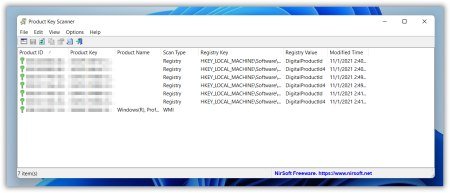 Product Key Scanner v1.03