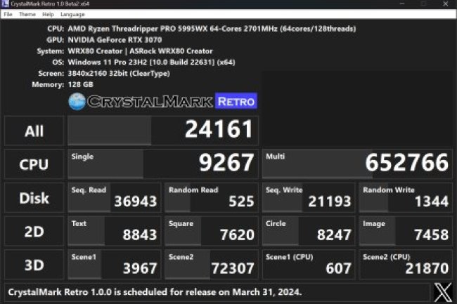 CrystalMark Retro v2.0.2