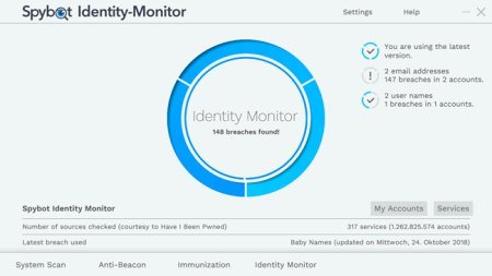 Spybot Identity Monitor v4.1