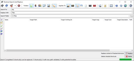 Shortcuts Search And Replace v2.5.0