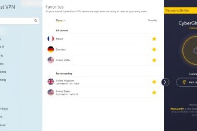 CyberGhost VPN Free Proxy v9.1.0