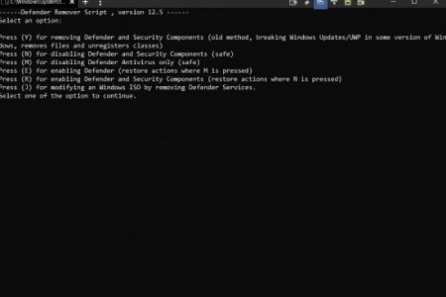 Defender Remover v12.8.3