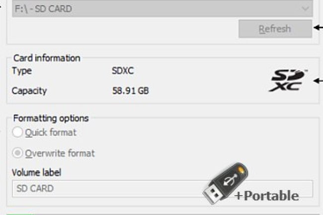 SD Memory Card Formatter v5.0.3 + Portable