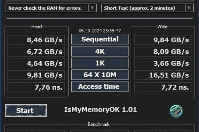 IsMyMemoryOK v1.23