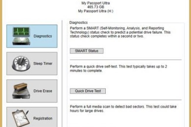 WD Drive Utilities v2.1.4.308