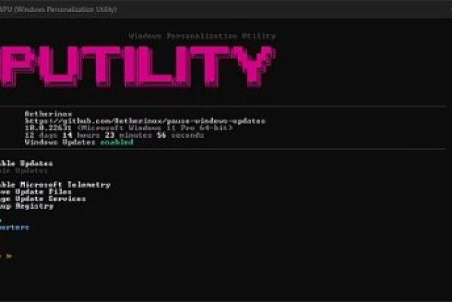 Windows Personalization Utility v1.3.1 (by Aetherinox)