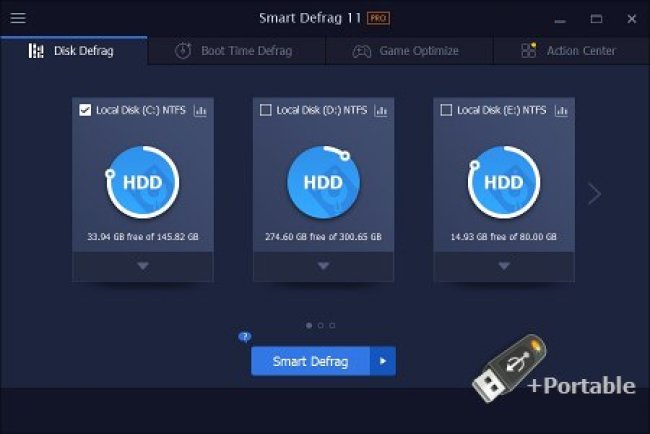IObit Smart Defrag Pro v11.1.0.466 + Portable