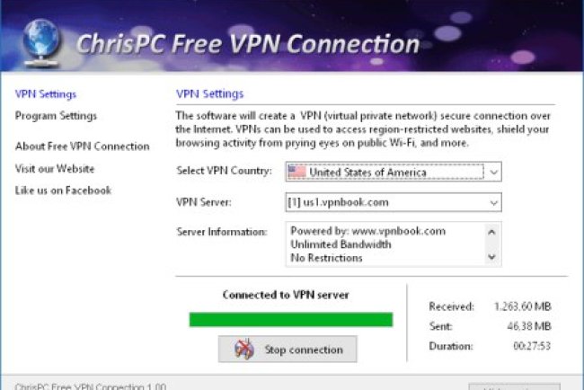 ChrisPC Free VPN Connection v4.25.0917