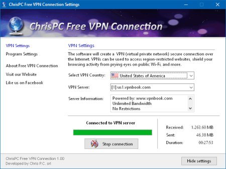 ChrisPC Free VPN Connection v4.25.0821