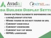 Avada Fusion Builder Display Settings