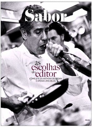 Sabor Ed. 105 - As Escolhas do Editor - Anthony Bourdain e muito mais