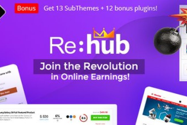 REHub - Price Comparison, Multi Vendor Marketplace WordPress Theme