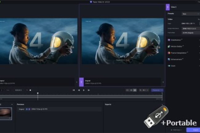 Topaz Video AI Pro v1.4.0 + Portable