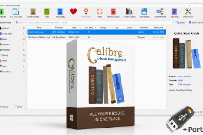 Calibre 9.9.0 + Portable