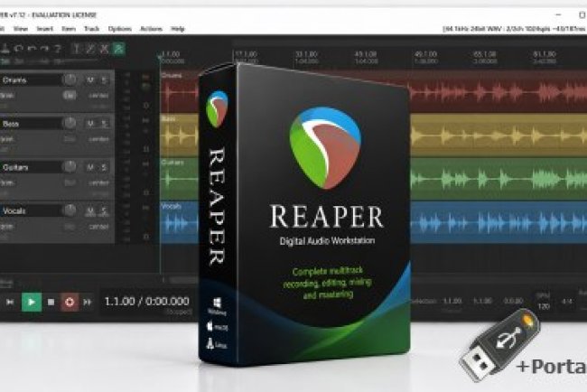 Reaper 7.74 + Portable