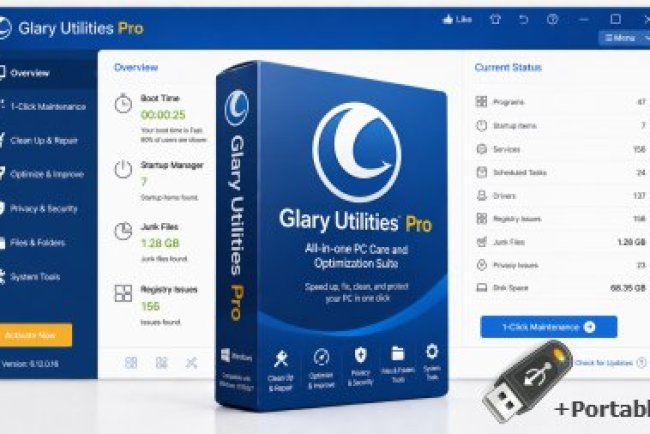 Glary Utilities Pro 6.43.0.47 + Portable