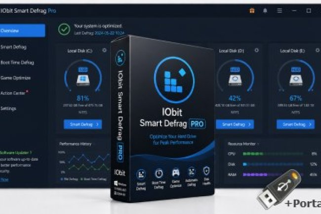 IObit Smart Defrag Pro 11.4.0.508 + Portable