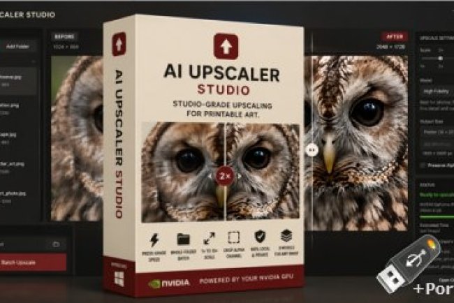 AI Upscaler Studio 1.0.3 + Portable