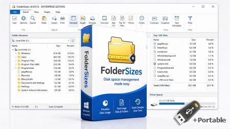 FolderSizes 10.1.56 + Portable