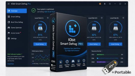 IObit Smart Defrag Pro 11.4.0.508 + Portable
