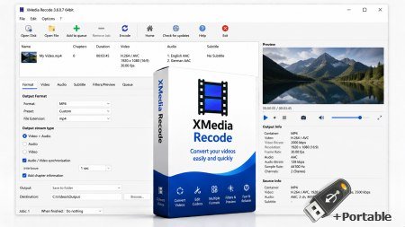 XMedia Recode 3.6.3.1 + Portable