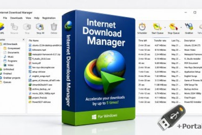 Internet Download Manager 6.43 Build 5 + Portable